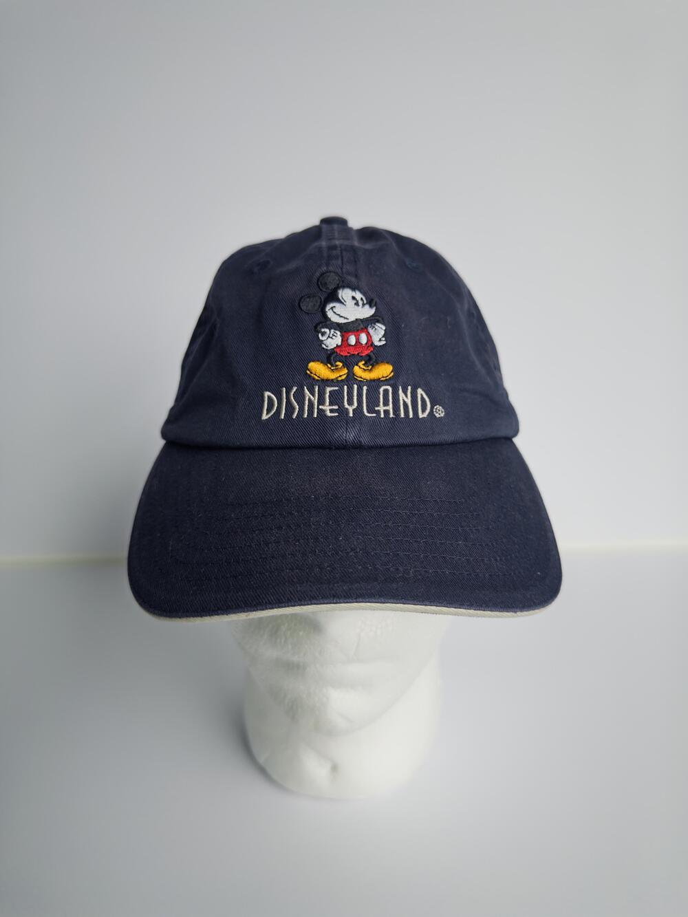 Disneyland Resort Mickey Mouse Hat Cap Strap Back One Size Blue Mens Embroidered